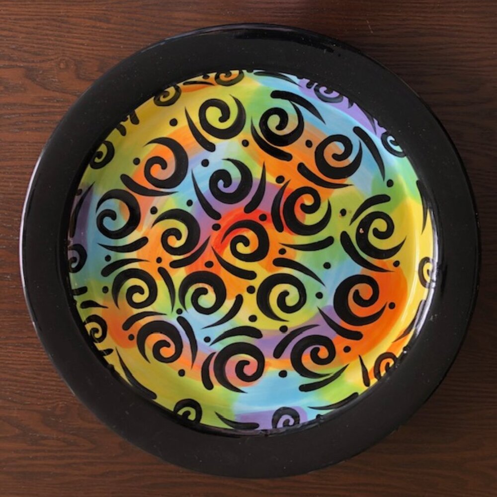 handcrafted ceramic platter